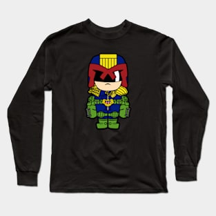 Judge Dredd Chibi Long Sleeve T-Shirt